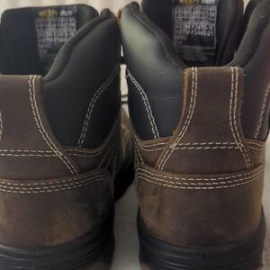 Keen Men's Brown and Black Leather Boots